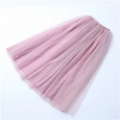 Mauve FOLOBE 5 слоев 100 см Макси Длинная женская юбка тюль юбки подружки невесты Свадебная юбка свободный размер Faldas Saias Femininas Jupe - Цвет: Mauve