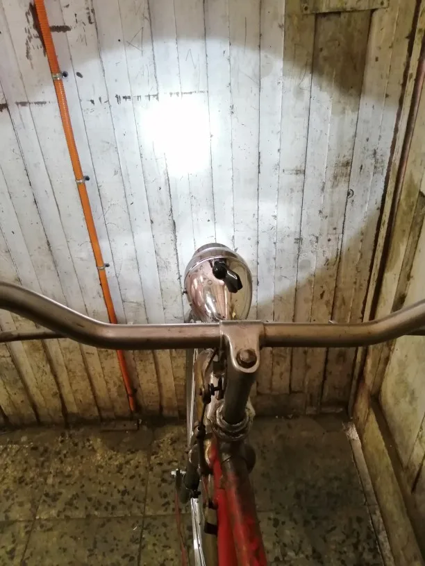 Прочный светодиодный металлический хромированный винтажный велосипедный Ретро