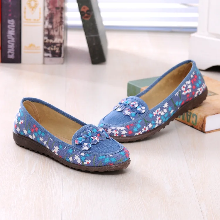 

Spring And Summer New Style Old BEIJING WOMEN'S Shoes Soft Bottom Slip-on Anti-slip Old Man Casual Shoes Fashion Simple Cloth Sh