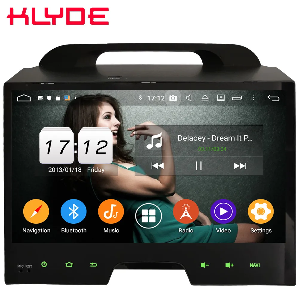 Klyde 10 1 &quotIPS 4G Android Восьмиядерный 4 Гб ОЗУ 64 ПЗУ DSP автомобильный DVD мультимедийный