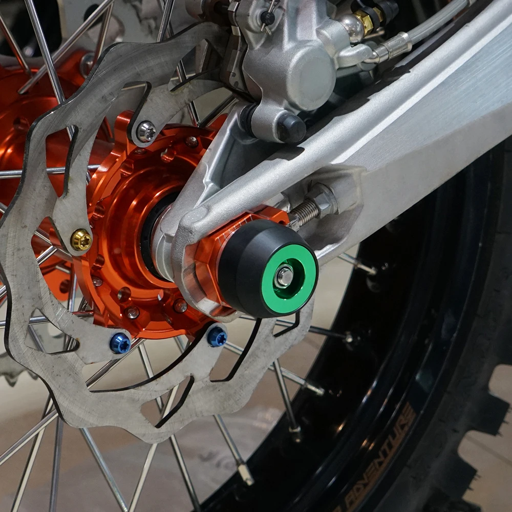 Рамное колесо сзади осевые ползунки для Kawasaki ZX10R ZX10RR ZX-10R ZX-10RR производительность- падения аварии колодки ZX 10R