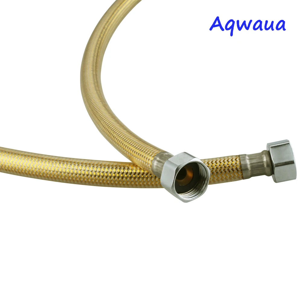 Golden Faucet Plumbing Hose 400/500/600MM Angle Valve Connector Stainless Steel Toilet Flexible Tube Bathroom