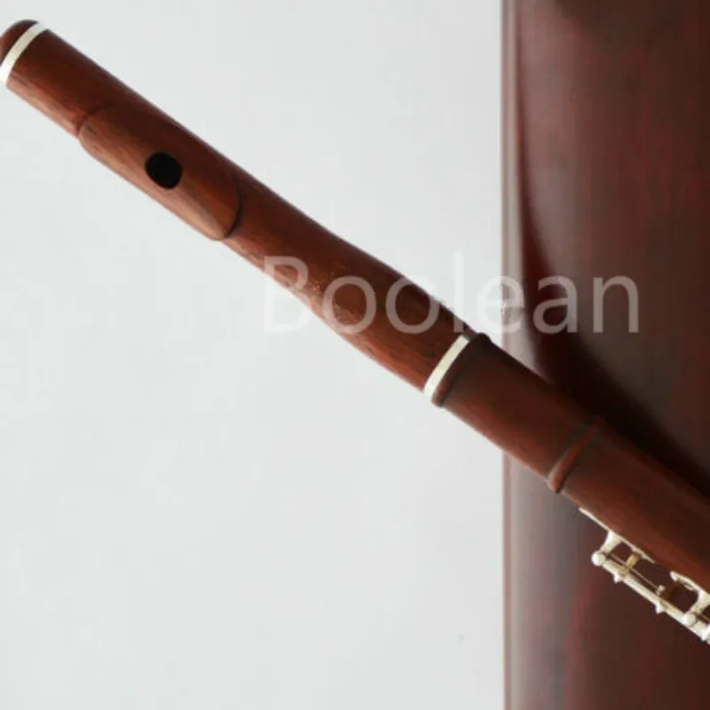 Профессиональный чехол из розового дерева с флейтой с 16 открытым отверстием