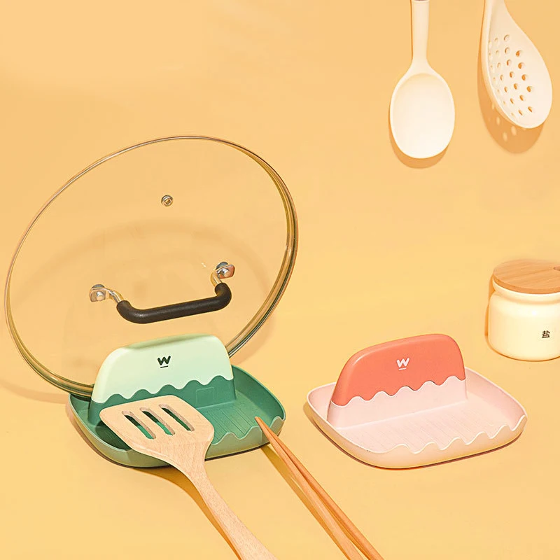 

Cooking Utensil Rest Kitchen Organizer and Storage with Drip Pad Kitchen Fork Spoon Holders Non-slip Pad Kitchen Accessories