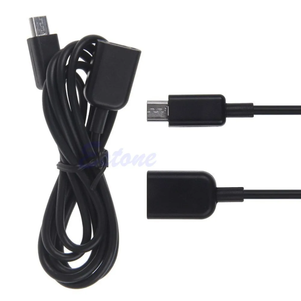 

1M Micro USB Male to Micro USB Female Extension Data Charge Cable For Samsung