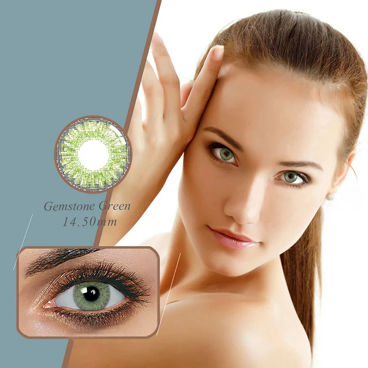 Beautiful Pupil Color Contact Lenses Monthly Throw Female Path 14mm Cute Multicolor Party Gift Cartoon Girl Decoration Cosplay