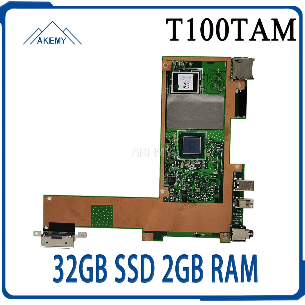 T100TAM материнская плата 32 Гб SSD 2 RAM для For Asus ноутбука протестированная | Компьютеры