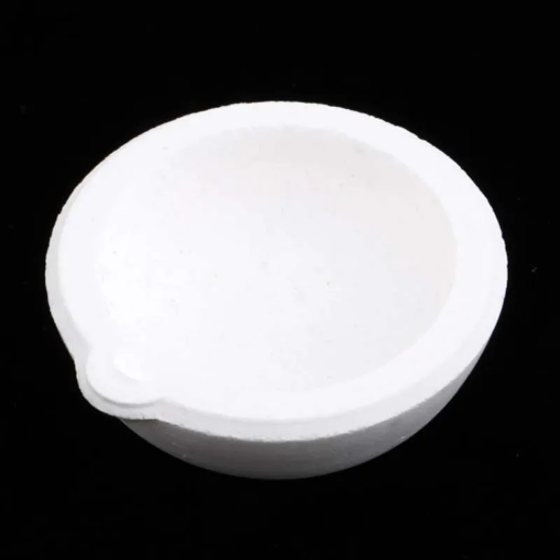 High Temperature Quartz Silica Melting Crucible For Golden Silver Jewelry