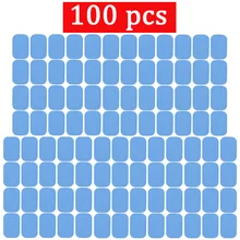100 шт ., сменные гелевые подушечки из АБС- пластика , электрический стимулятор мышц, устройство для тренировки тела, гелевые подушечки для EMS , абдоминальные пластыри из АБС- пластика 100 шт ., сменные гелевые подушечки из АБС- пластика , электрический стимулятор мышц, устройство для тренировки тела, гелевые подушечки для EMS , абдоминальные пластыри из АБС- пластика