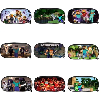 

2020 Pencil Case School Minecraft Printing Big Pen Box Kawaii Pencil Bag for Student Cute School Stationery Supplies