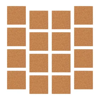 

36pcs Self-adhesive Cork Coasters Squares Cork Mats Cork Backing Sheets for Coasters DIY Crafts Supplies(10x10cm)