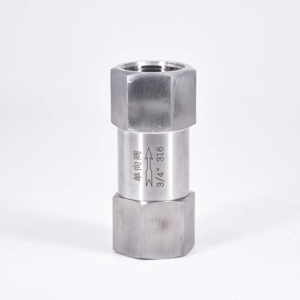 Одноходовой контрольный клапан нержавеющая сталь 304 316 1/8 &quot1/4&quot 3/8 &quot1/2&quot 3/4
