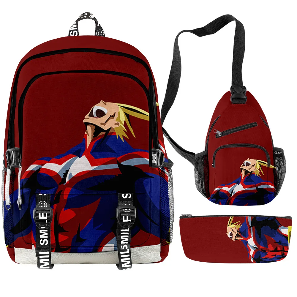 Japan Anime My Hero Academia Backpacks School Bags Boys Girls Teenage Students Cosplay Anime Cartoon Laptop Sports Travel Bags
