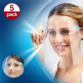 

5PC Kitchen against-fog -Oil Clear Face Cover Transparent MouthCover Outdoor Protective necessity mondkapjes masque mascarillas