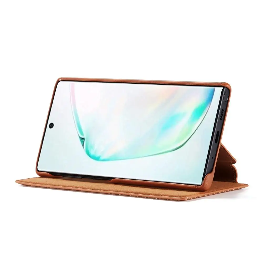 Чехол-книжка, футляр для samsung Note 10 Plus, Роскошный Ретро Чехол из искусственной кожи для телефона samsung Galaxy Note 10 S8 S9 A80, чехол Funda