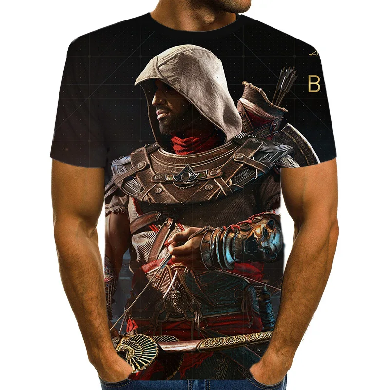 Call of duty Game 3D T-shirt streetwear for men and women popular short sleeves hrarjuku Game character casual tops t-shirts men