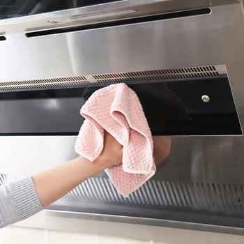 

Super Absorbent Microfiber Kitchen Dish Cloth High-efficiency Tableware Cleaning Cloths Household Cleaning Towel Kitchen Gadgets