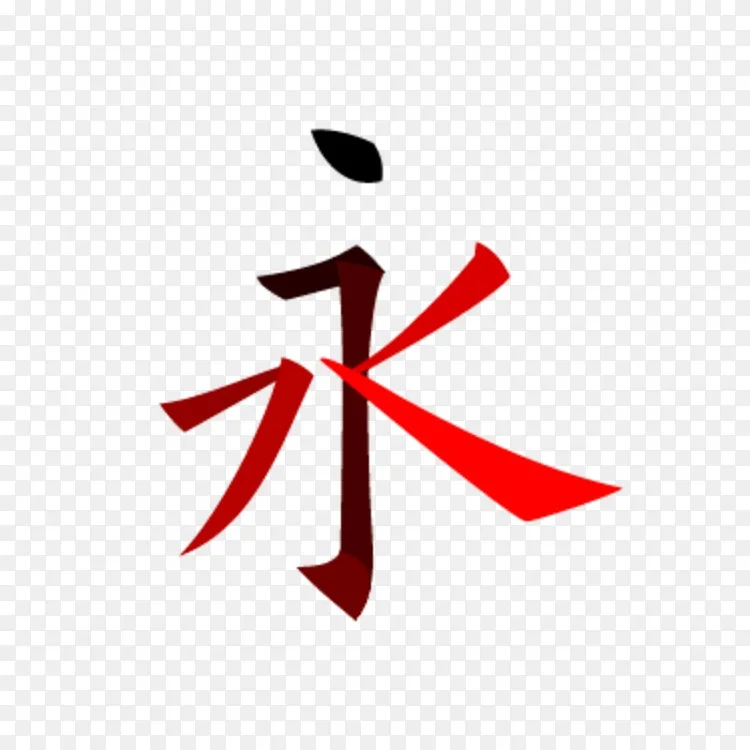 一般汉字笔划表永龙汉字书法八项原则png图片素材免费下载 图片编号 Png素材网