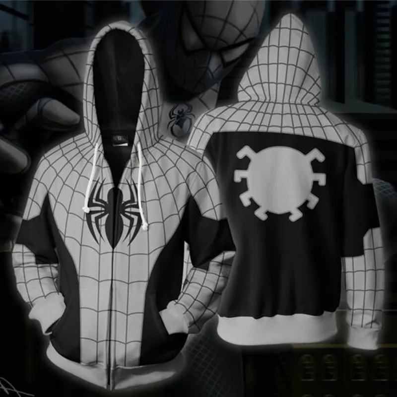 3d принт Мстителей герой Питер Паркер толстовки Толстовка Человек-паук фильм костюм для косплея, толстовка с капюшоном куртки пальто для мужчин Топ