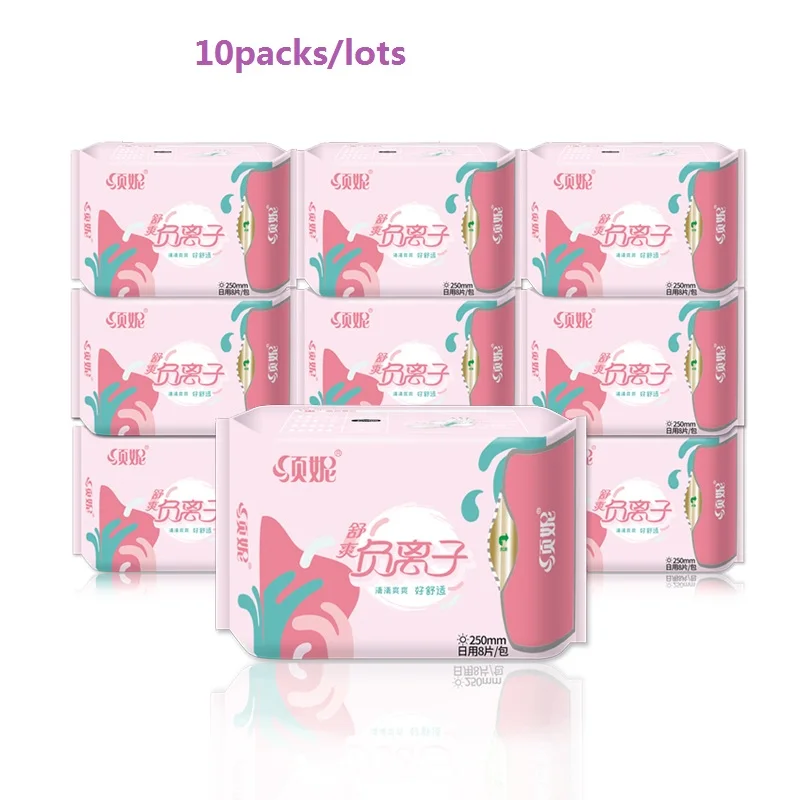 300pcs=10packs Anion Sanitary Napkin For Women Napkin Sanitary Tampons