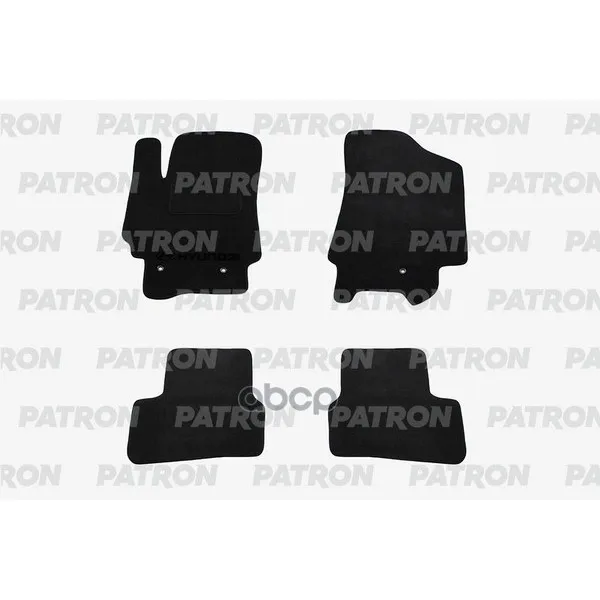 Комплект Автомобильных Ковриков Текстильных Hyundai Creta- PATRON арт. PCC-HNI0041