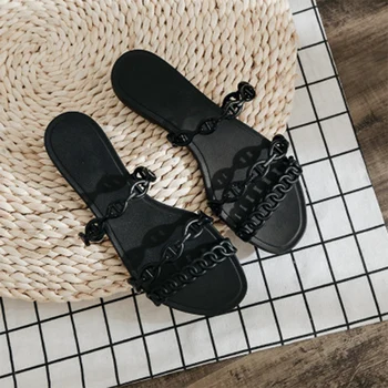 

2020 Female Casual Flats Women's New Beach Shoes Ladies Slides Woman Comfortable Solid Slippers Women Fashion Footwear