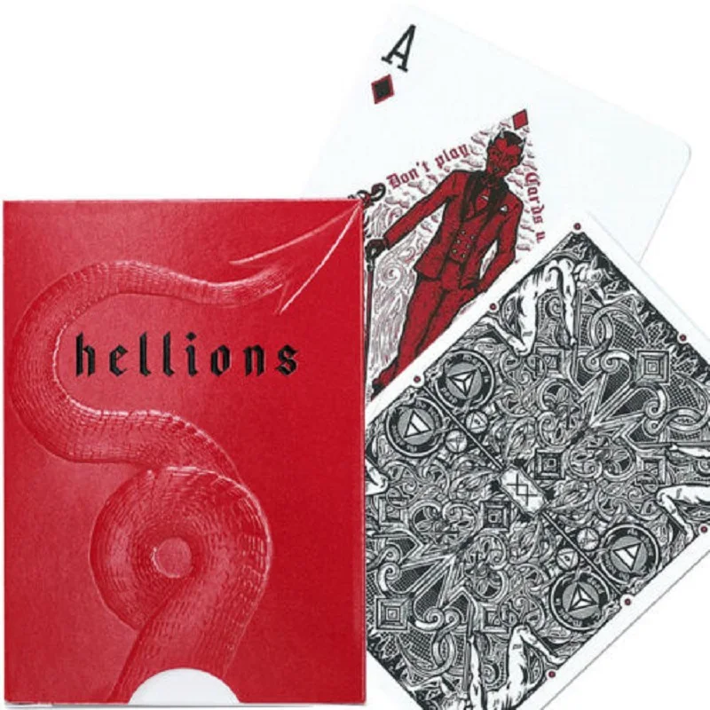 Madison Hellions игральные карты от DM Ellusionist Deck велосипед покер USPCC пользовательские ограниченное издание Волшебные трюки магический реквизит