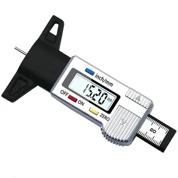 

Electronic Digital Display Tire Pattern Depth Scale 0-25mm Vernier Caliper Car Wheel Tyre Measure Gauge Detector