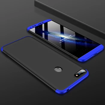 

Huawei Honor 7C AUM L41 Case 360 Protection Full Cover Hard Case For Huawei Honor7C Pro LND L29 Shockproof Cover with Glass Film
