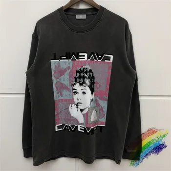 

Audrey Hepburn CAV EMPT T-Shirt Men Women High Quality Digital direct injection printing C.E Cav Empt T Shirts Top Tees