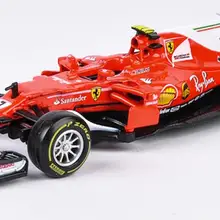 Bburago 1/43 1:43 Kimi Raikkonen No7 F1 формула 1 гоночный автомобиль литья под давлением дисплей Модель игрушки для детей мальчиков и девочек