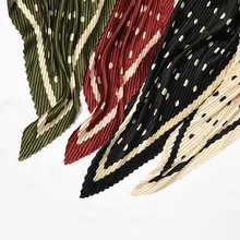 Изысканный Универсальный Повседневный Шелковый шарф изысканное украшение в виде бриллиантов Ретро складной Модный маленький квадратный шарф Размер 55*55 см