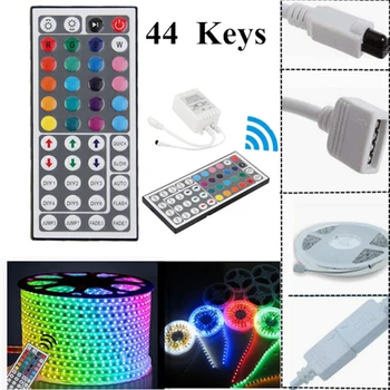 

1pc New 44 Keys RGB IR Mini Remote Controller DC 12-24V Controller for Colorful LED RGB Strip Lights Mini Controller