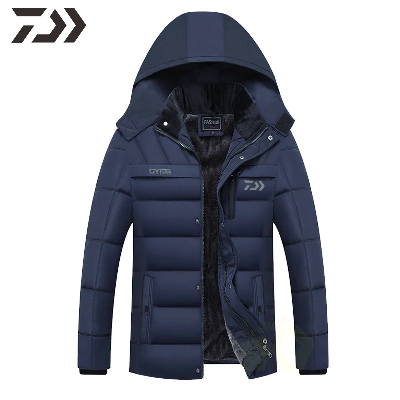 Limited Price of  Daiwa Fishing Clothing Winter Men Thermal Windproof Fishing Jacket Men Clothes for Winter Shirt Fis