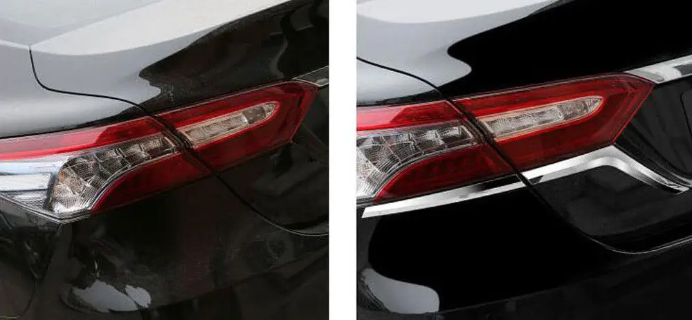 Для Toyota Camry LE XLE- хромированный задний светильник, лампа для век, накладка, Автомобильная модификация, автомобильные аксессуары