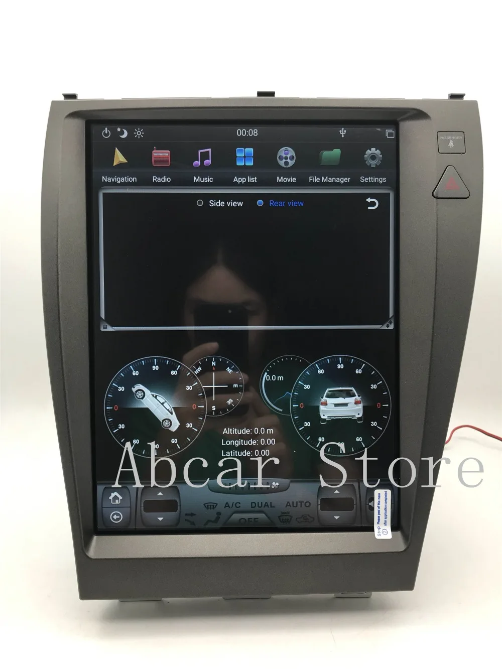 12,1 ''Tesla стиль Android 8,1 автомобильный dvd-плеер gps навигация для LEXUS ES ES240 ES350 2006-2012 Стерео px6 carplay радио ips