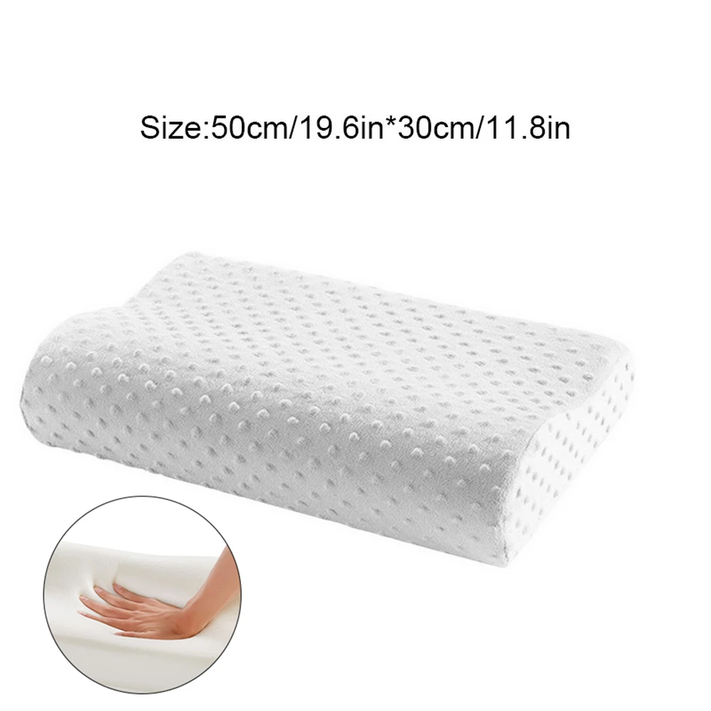 50cmX30cm DIDIHOU 3 цвета Memory Foam подушка ортопедические подушки латексная подушка для шеи волокно медленный отскок мягкая подушка Массажер для воротниковой зоны здоровье - Цвет: 50cmX30cm
