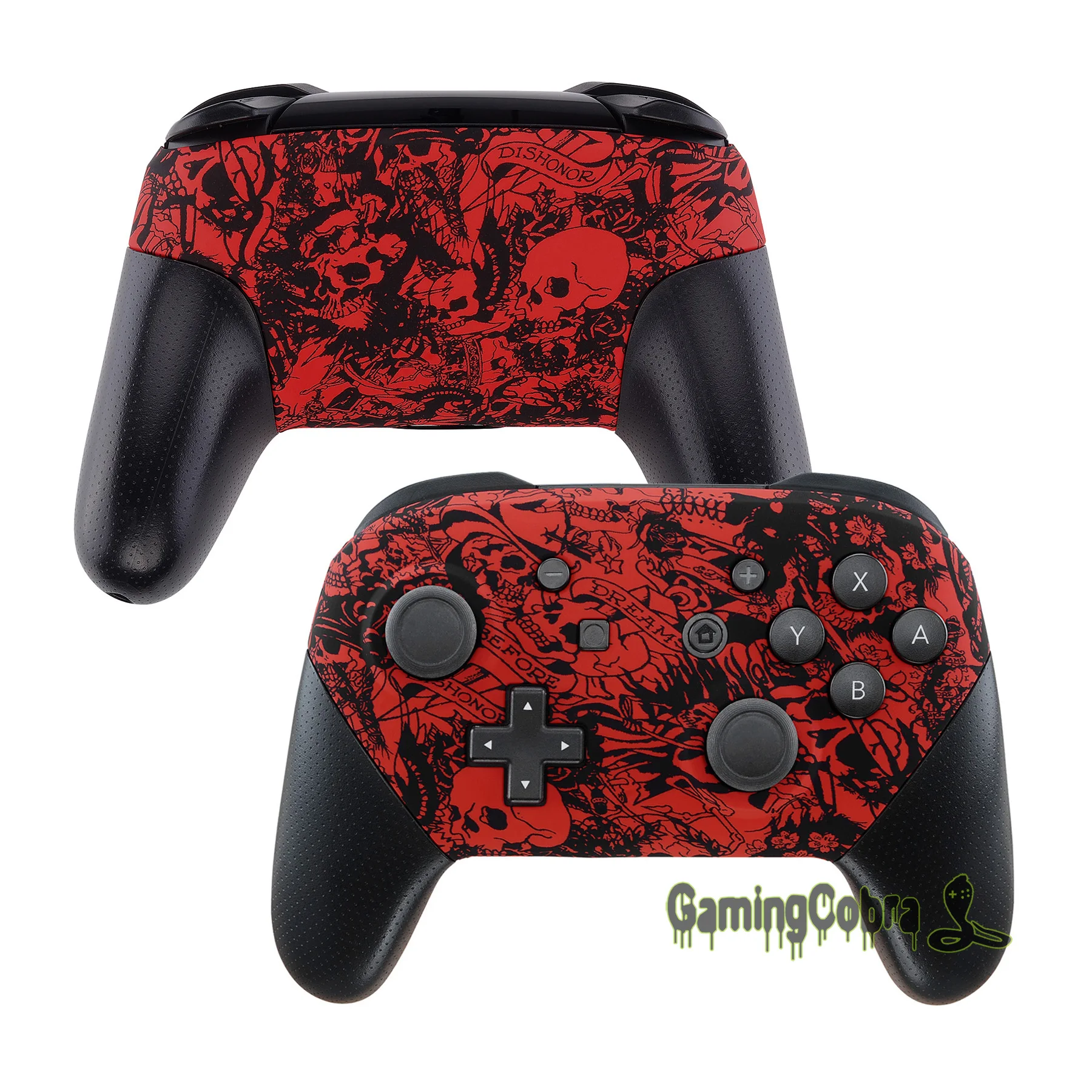 Dianteira e Backplate Capa para ns Personalizado Modelado Toque Macio Placa Substituição Escudo Habitação Case Interruptor Pro Controlador - Image 3