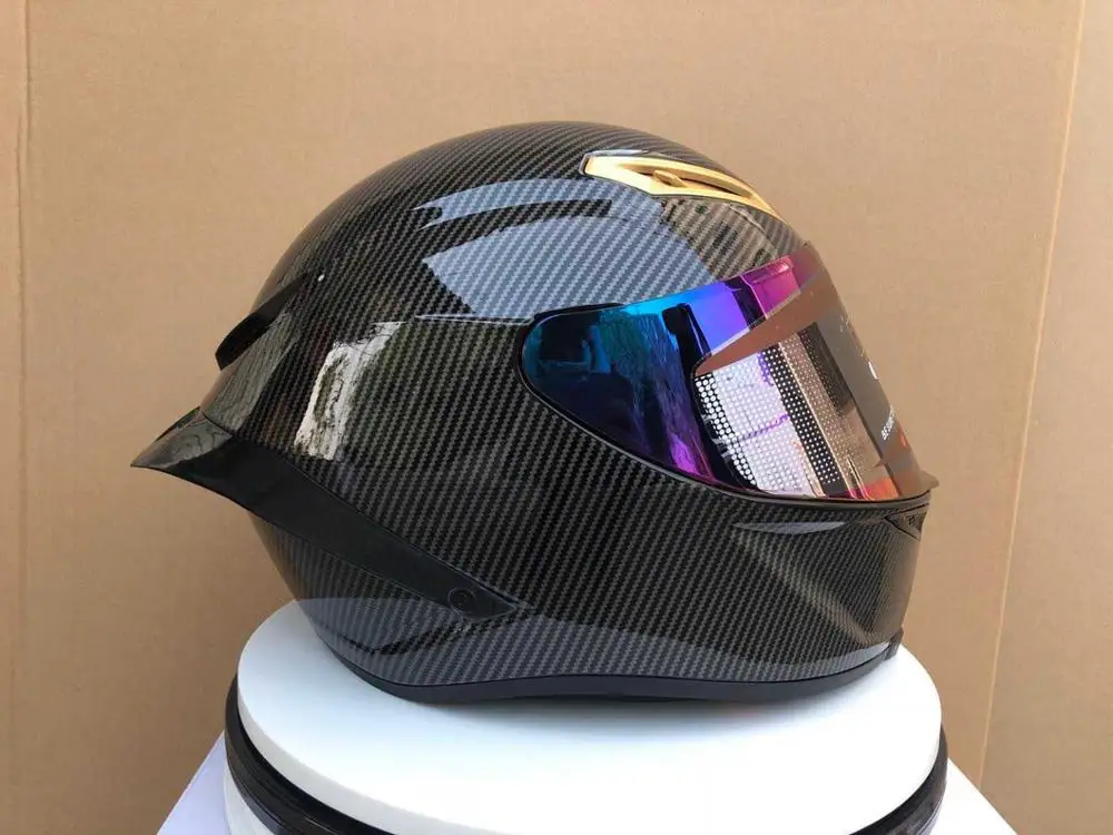 Полный уход за кожей лица Pista GP-R 70 юбилей блеск для губ мотоциклетный, из углеродного сплава шлем для верховой езды автомобиля Мотокросс гоночный мотоцикл шлем
