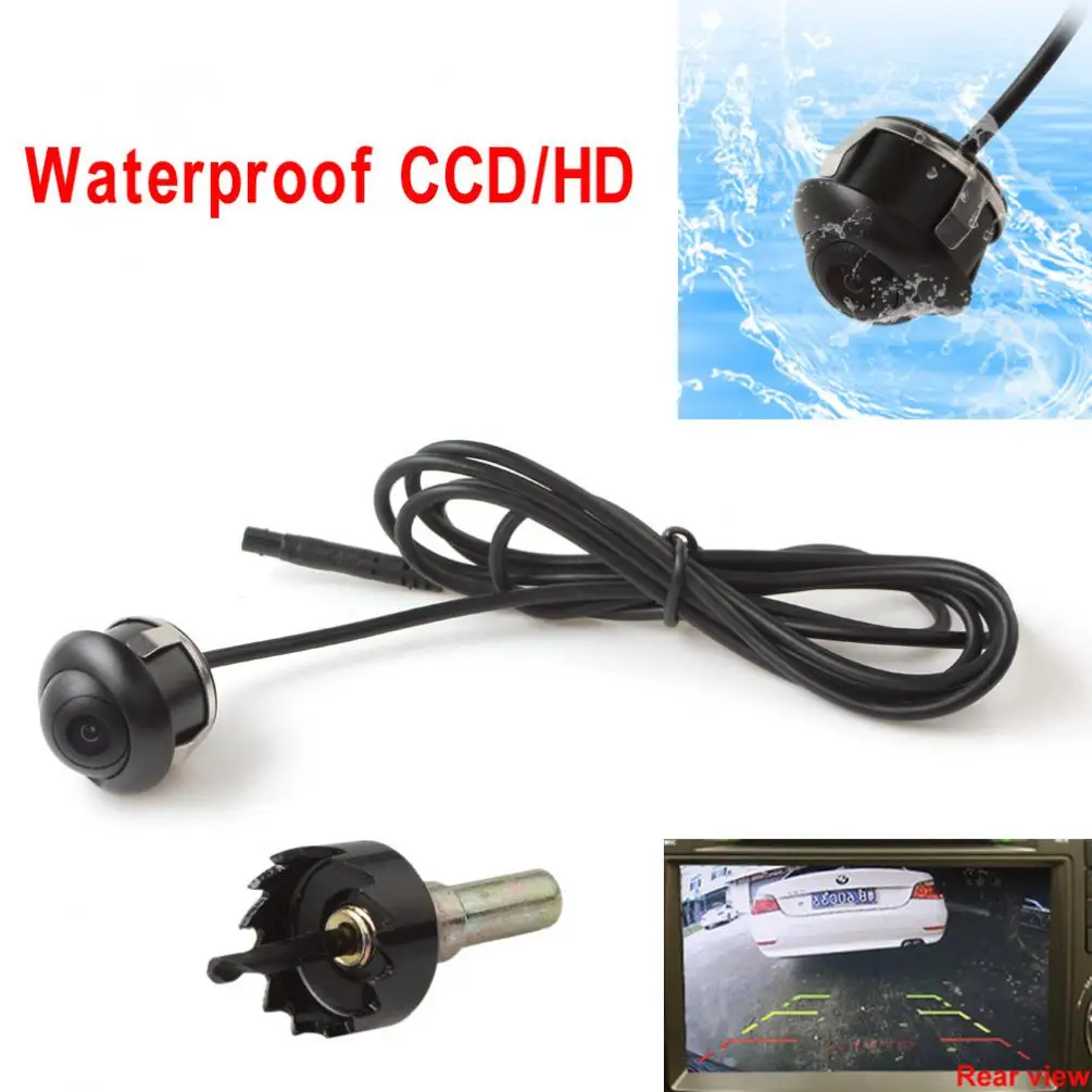 

Waterproof CCD/HD Night vision 360 degree car rear view front camera Parking Cam New