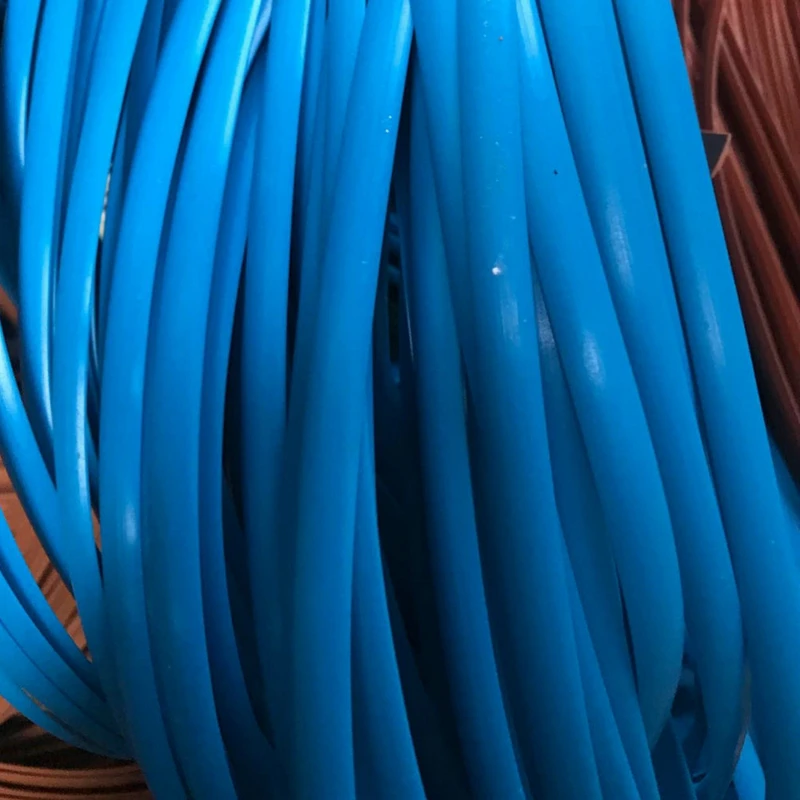 

500g Blue PE Rattan Flat Synthetic Rattan Weaving Material Plastic Knit Rattan Chair Table Synthetic Rattan