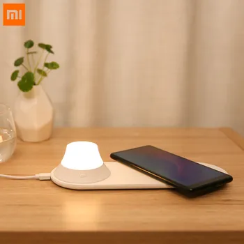 

Xiaomi Yeelight Wireless Charger with LED Night Light Magnetic Attraction Fast Charging For iPhones Samsung Huawei Xiaomi phones