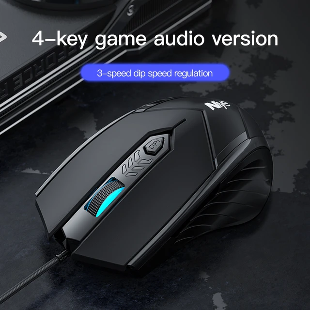 Fashion Gaming Mouse Gamer 6 Button 2400 Dpi Wired Ergonomic Mouse