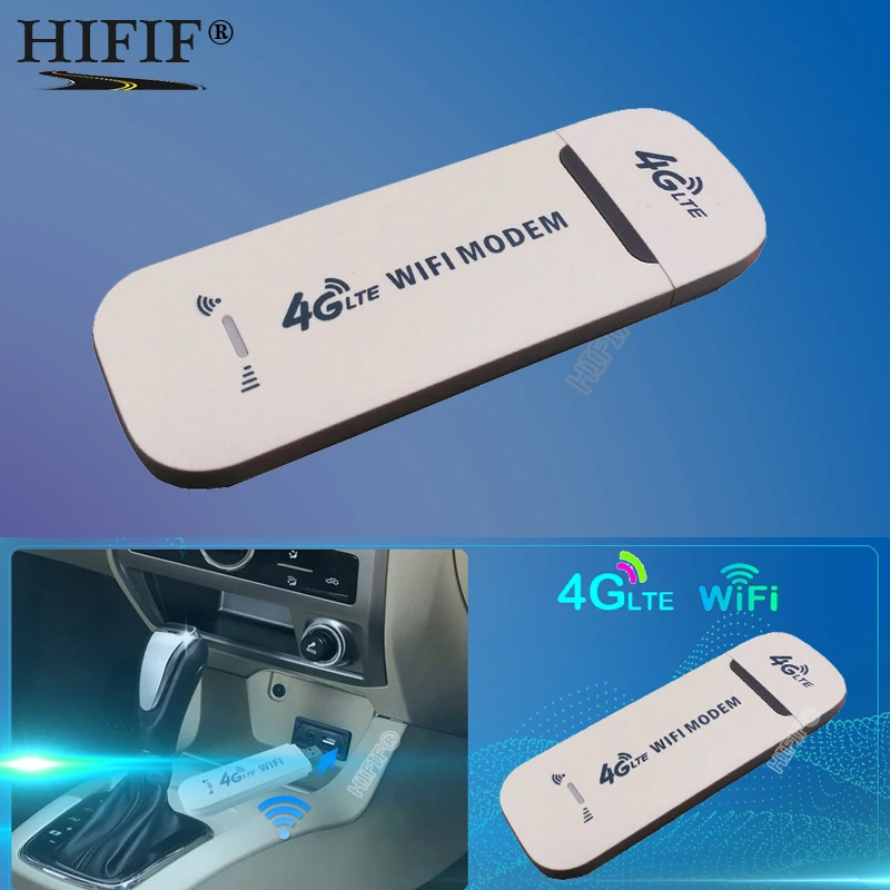 4GDONG001 4G LTE UBS Dongle Беспроводной Wi-Fi модем совместимый со всеми устройствами HIFIF Android |
