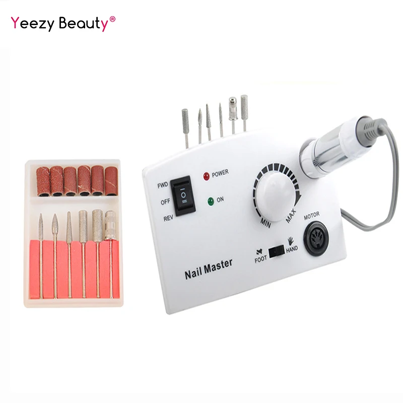 

Electric Nail Drill Machine Electric Manicure Machine Drills Accessory Pedicure Kit Nail Drill File Bit Nail Tools