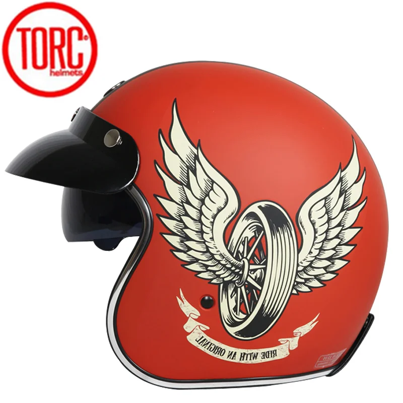 TORC T57, винтажный мотоциклетный шлем, реактивный шлем, скутер, мужские мото шлемы с внутренним защитным покрытием, capacetes, moto ciclismo, шлем, moto ECE