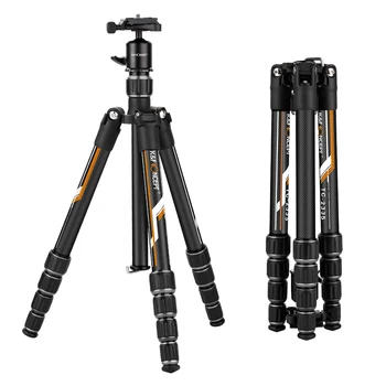 

K&F Concept TC2335 Carbon Camera Tripod 53.1" Portable Travel Tripod with 360° Ball Head and Quick Release for DSLR Camera Sony