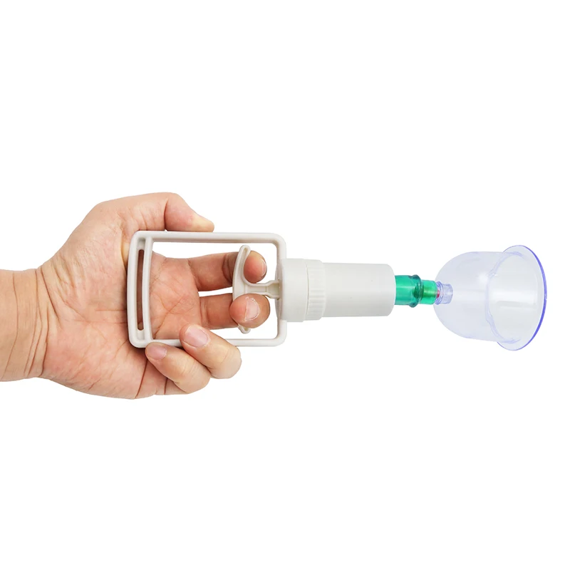 Effective Health Care 12 Cupping Cups Household Vacuum Cans Suction Therapy Device Back Body Massage anti-cellulite massager Set 5