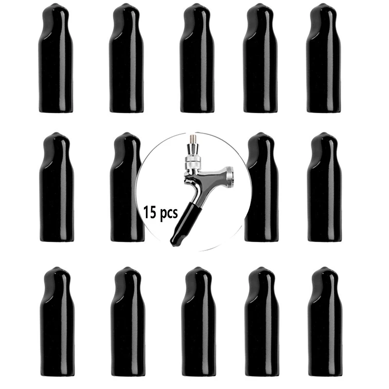 Hot New 15 Beer Tap Cover Keg Cap Rubber Draft Faucet Soother Nipple Sanitary Covers | Дом и сад