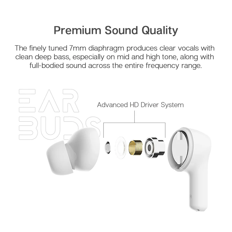 Global Version Honor Choice True Wireless Earbuds Wireless Bluetooth Earphone Dual-microphone Noise Reduction Bluetooth 5.0